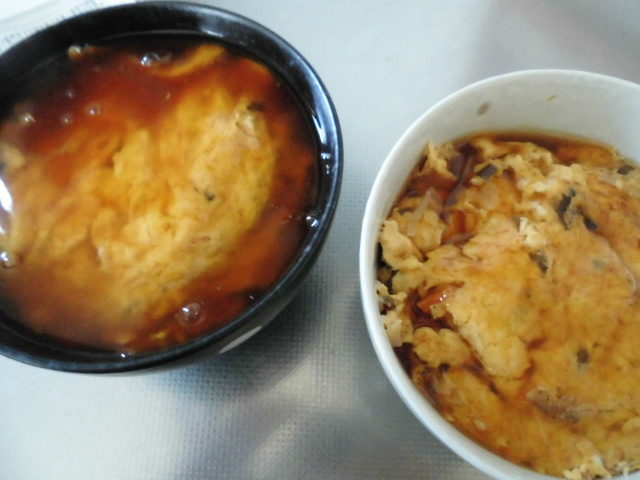 コープ かに玉の素でかに玉丼♪